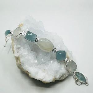 Aqua & Moonstone Bracelet SOLD