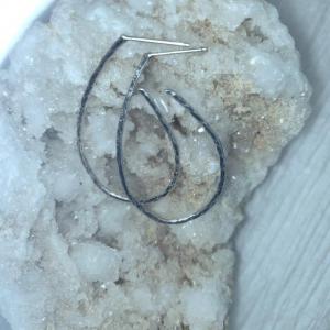 Hammered Sterling Silver Earrings