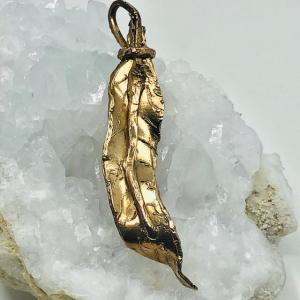 Bronze Leaf Pendant