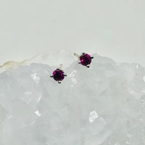 Ruby Stud Earrings