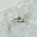 Emerald Octagon Stack Ring
