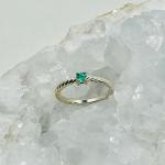 Emerald Stack Ring
